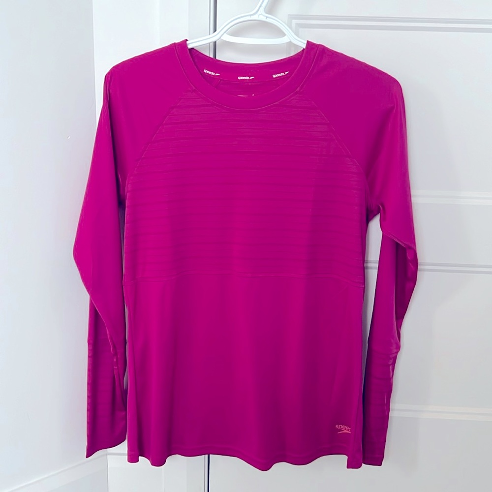 Speedo long sleeve for women - fushia